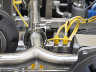 Custom True Y Fitting for Static Mixer