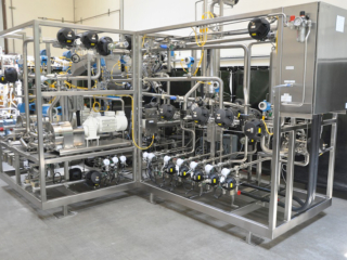 Chromatography Skid, 2 Inch, with Quattroflow QF20 Pumps